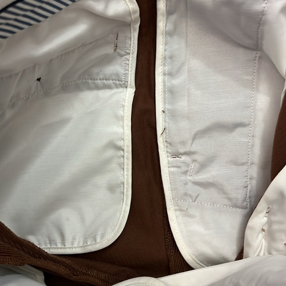 New Lauren Ralph Lauren Flat Front Corduroy Trouser Pants Chestnut Brown 38x32 - Picture 9 of 16